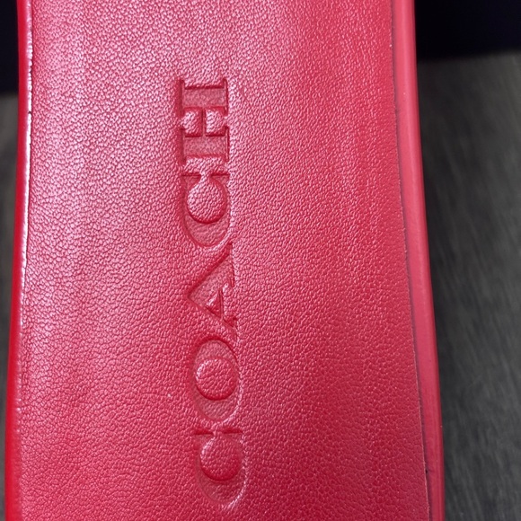 NWT & Box Coach W’s Sz 9 Sculpted C Flat Slip-On Sandals in Sport Red - Picture 8 of 15